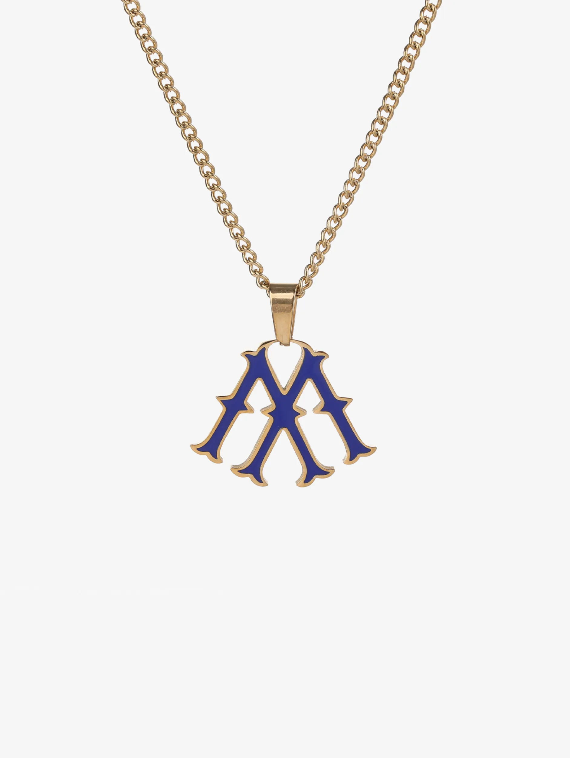 18K GOLD NECKLACE "M"