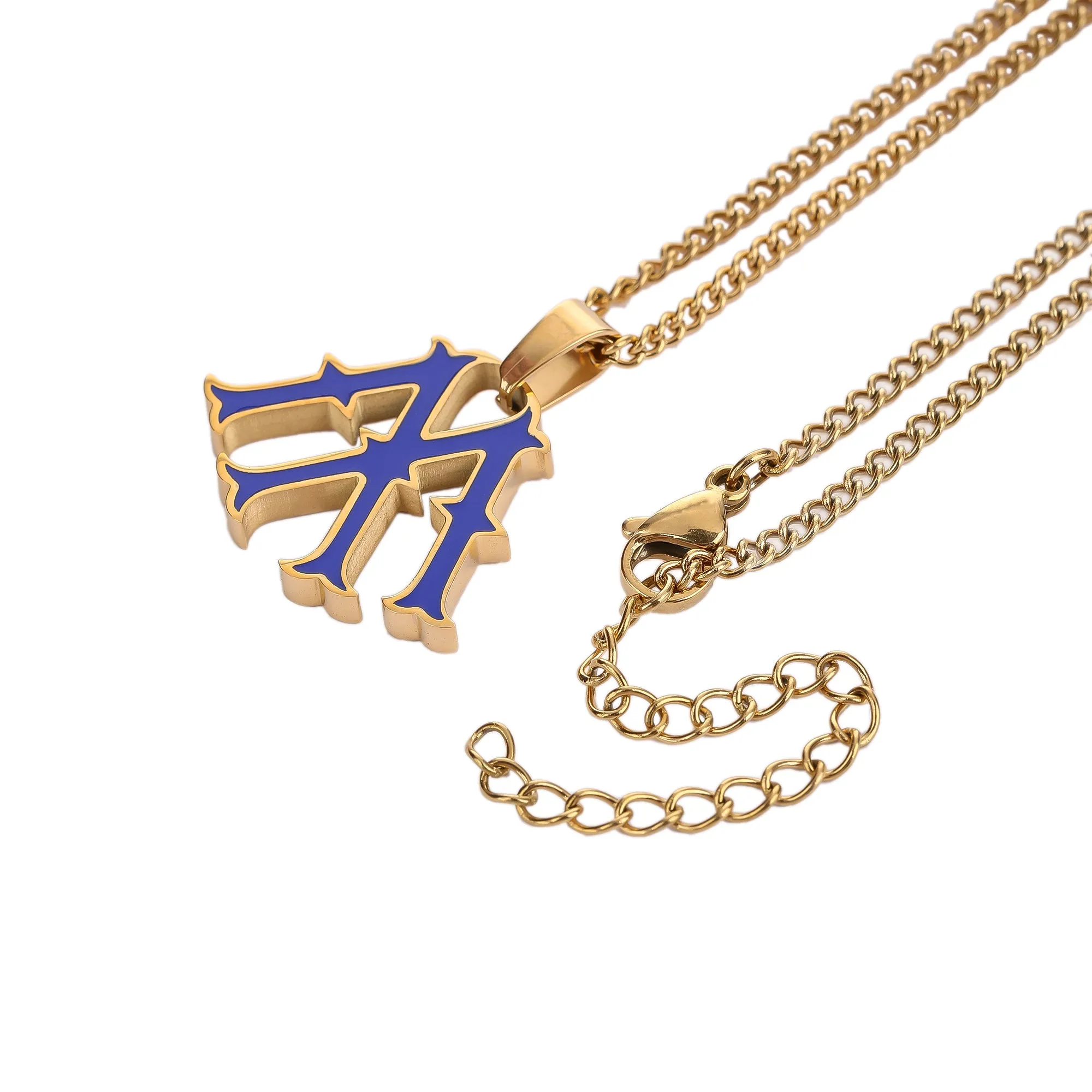 18K GOLD NECKLACE "M"