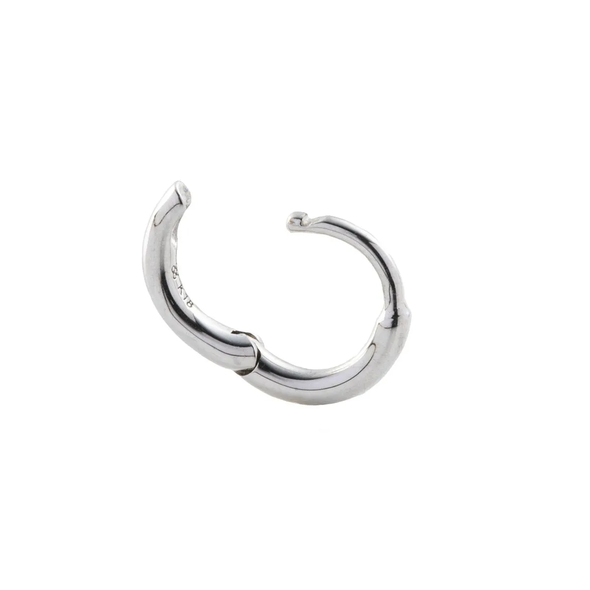 18k "Manhattan" Hoop Earring Extra Small size