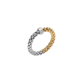 18k Yellow and White Gold Flex'it Ring