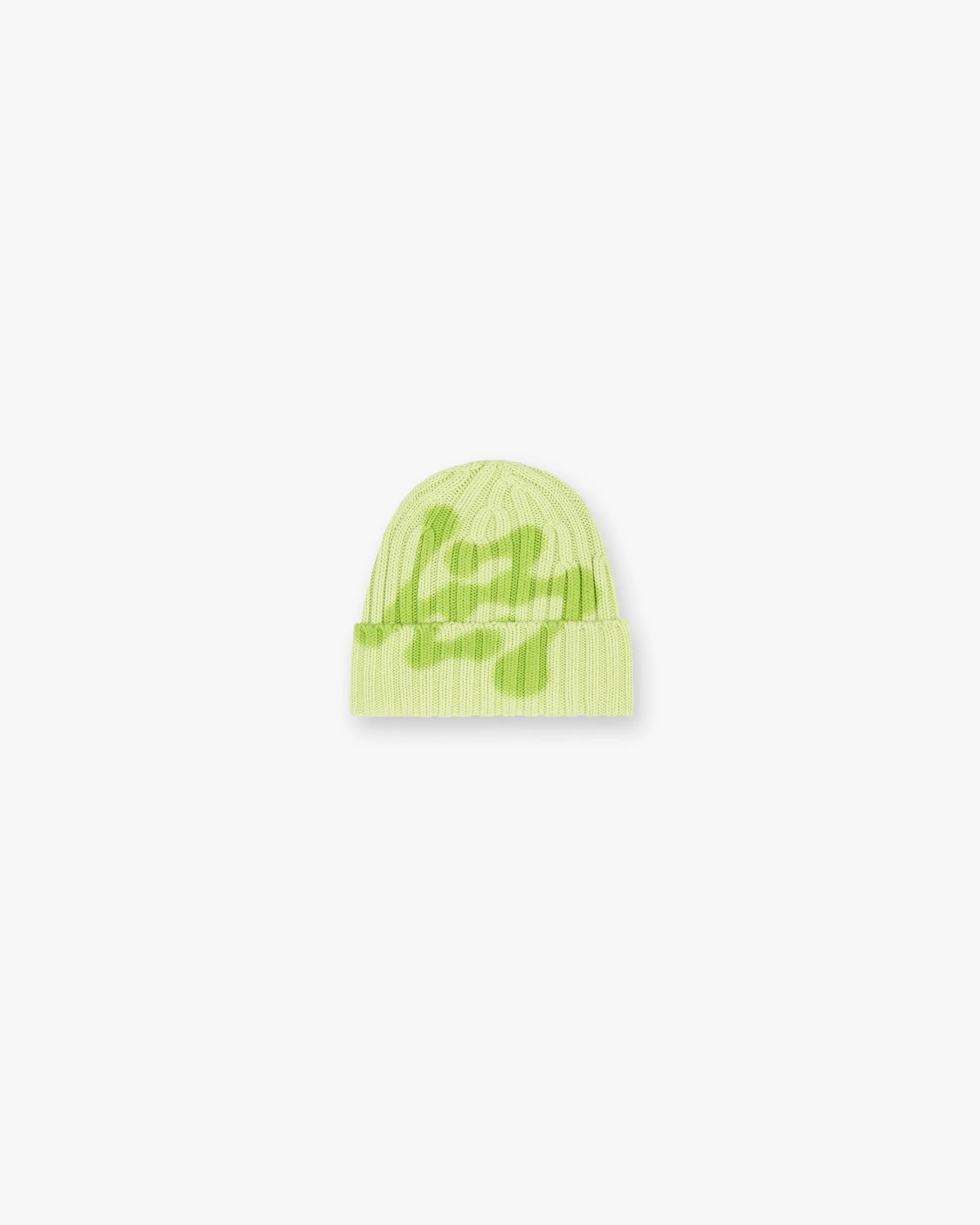 247 Heavy Rib Beanie - Shadow Lime