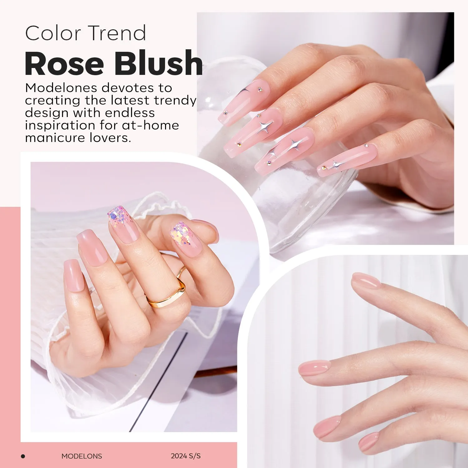 8-In-1 Rose Blush Builder Nail Gel 15ml