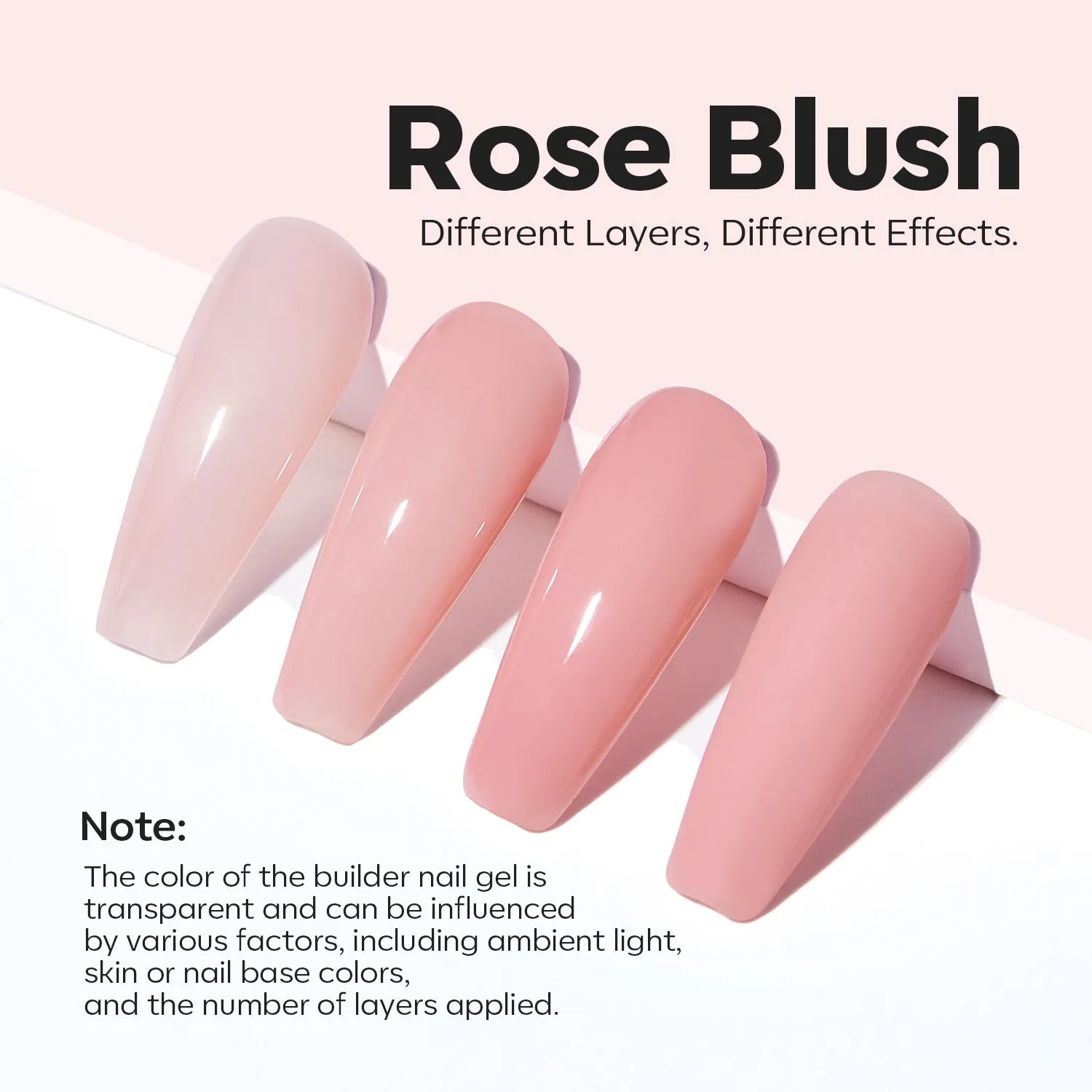 8-In-1 Rose Blush Builder Nail Gel 15ml