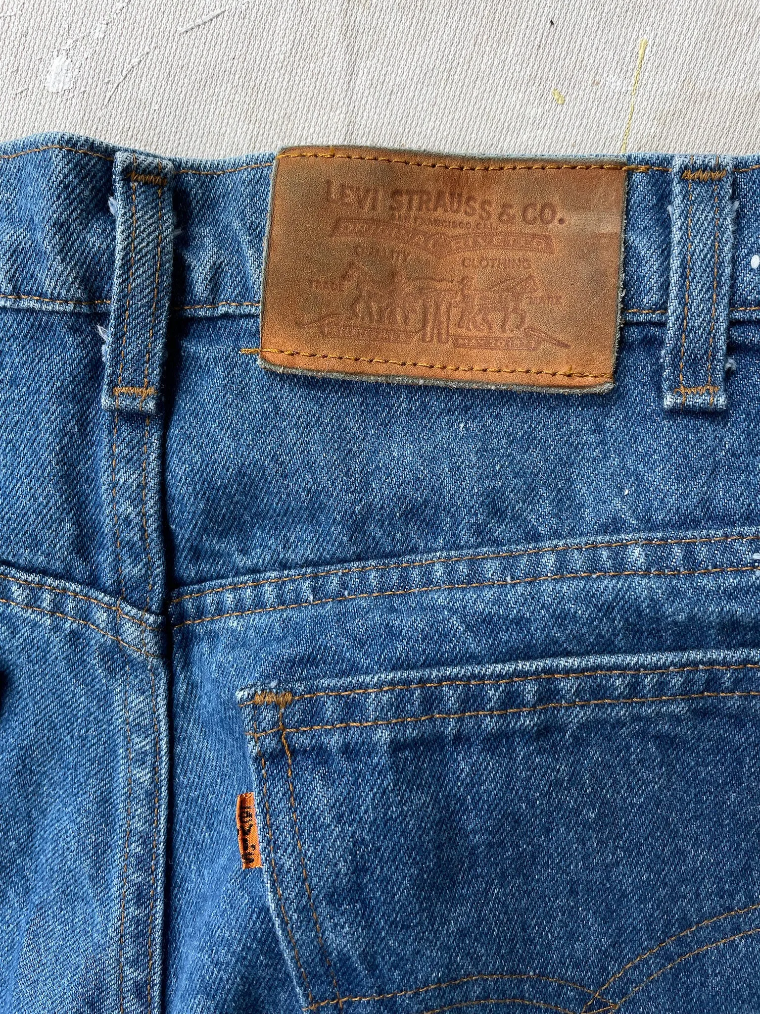 80's Levi's 509 Orange Tab Jeans—[35x31]