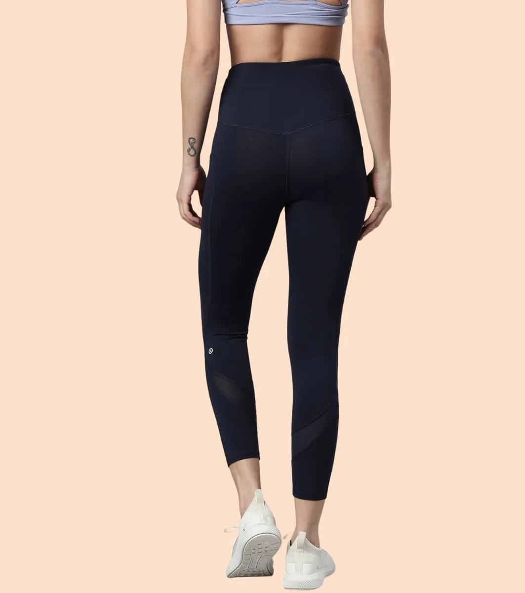 Active Cottony Legging| Feels Like Cotton Dry Fit High Waist 7/8th Length Legging