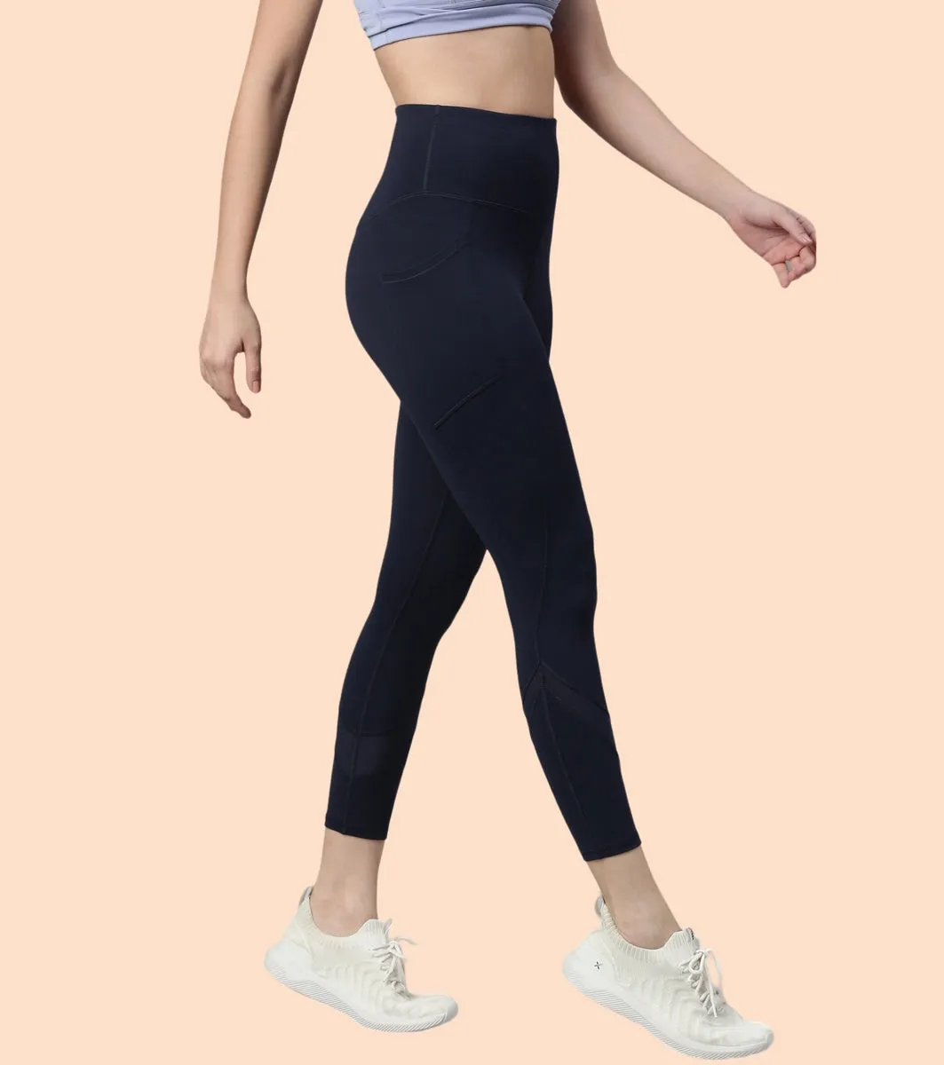 Active Cottony Legging| Feels Like Cotton Dry Fit High Waist 7/8th Length Legging