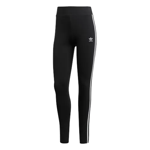 Adidas Women's Adicolor 3 Stripes Leggings - Black / White