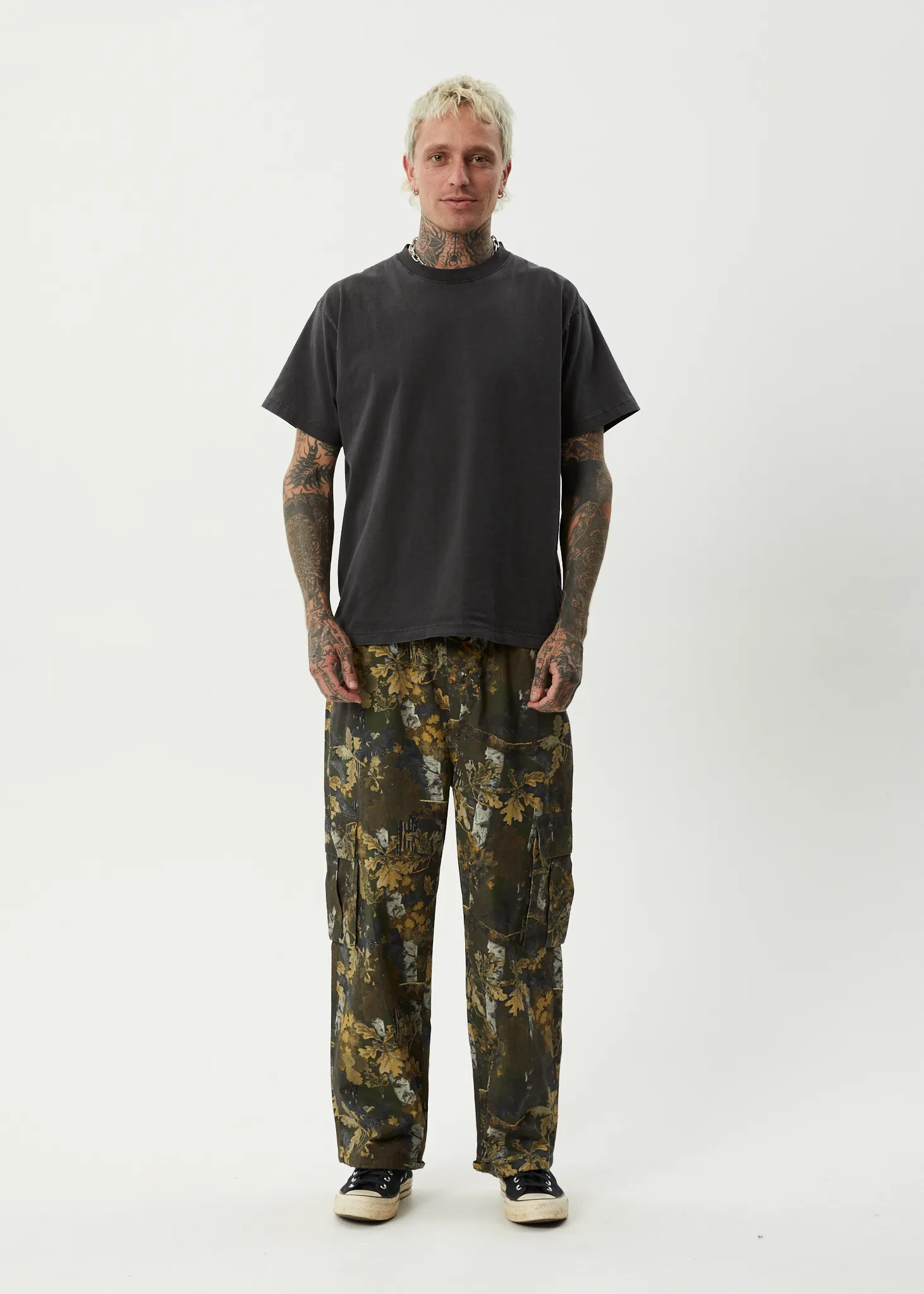 AFENDS Mens ATLAS FIND ME - Organic Twill Cargo Pant - Find Me