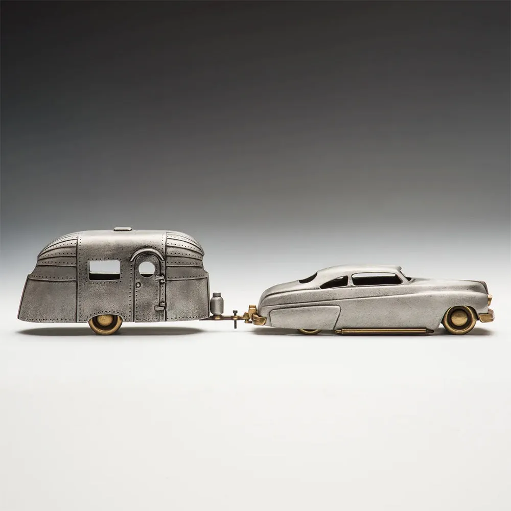 Airstream and '49 Merc Sculpture