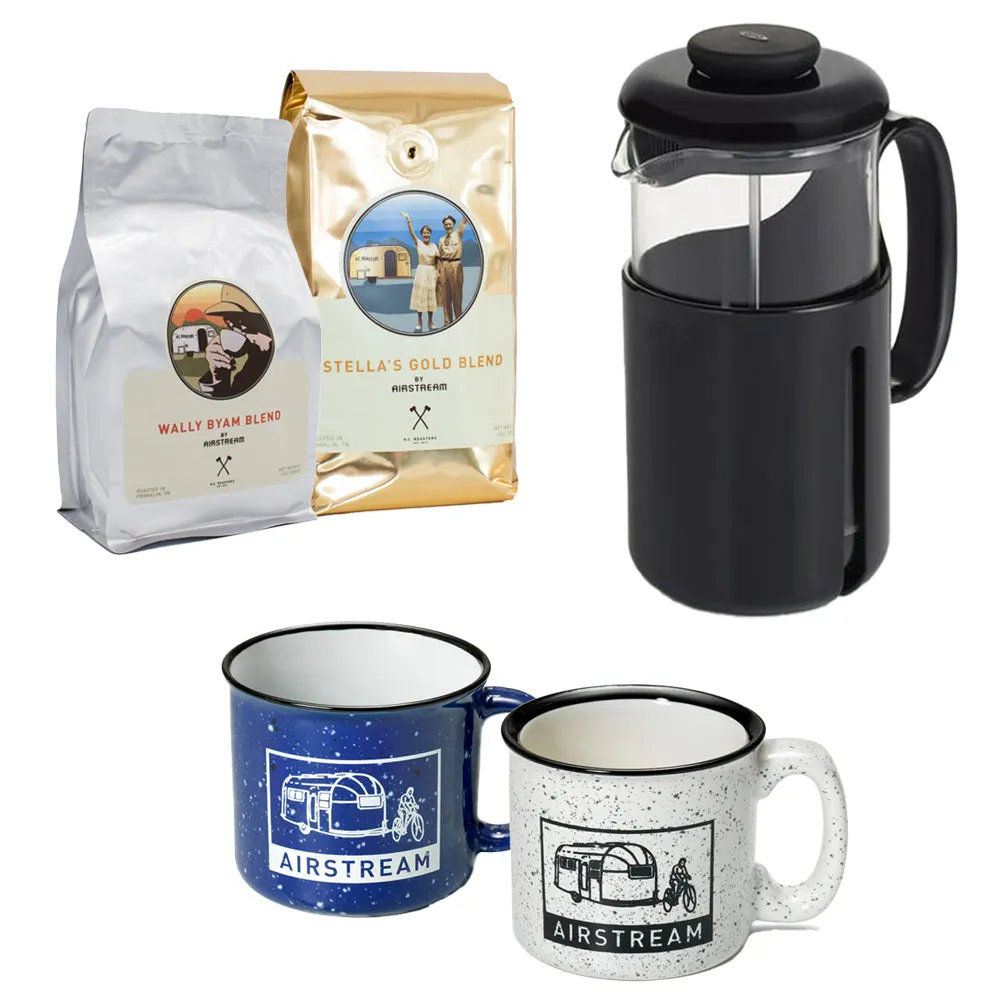 Airstream Coffee French Press Bundle