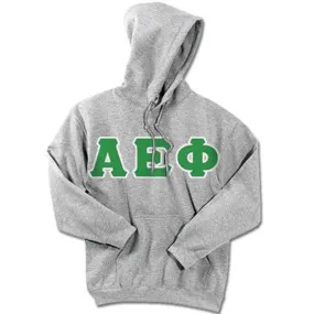 Alpha Epsilon Phi Standards Hooded Sweatshirt - G185 - TWILL