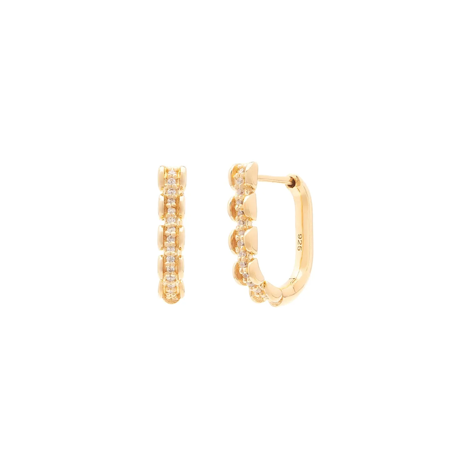 Aman Hoops | Gold & CZ