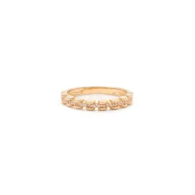 Aman Ring | Gold & CZ