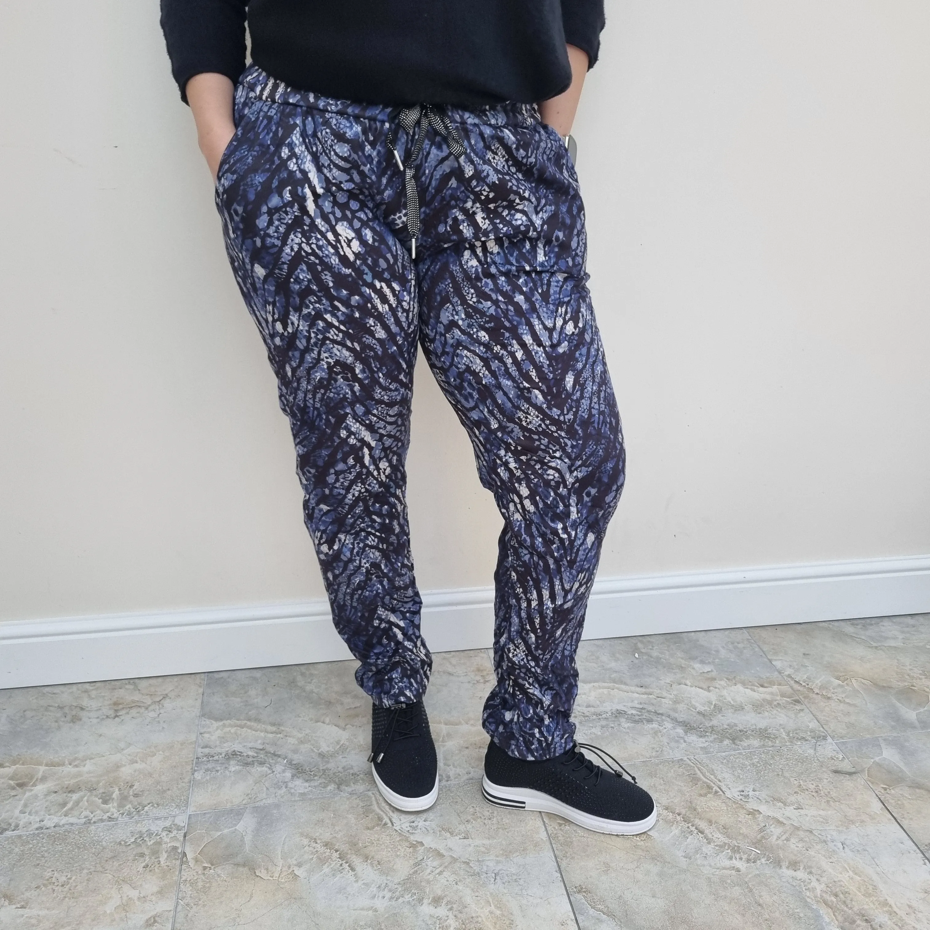 Animal print magic trousers