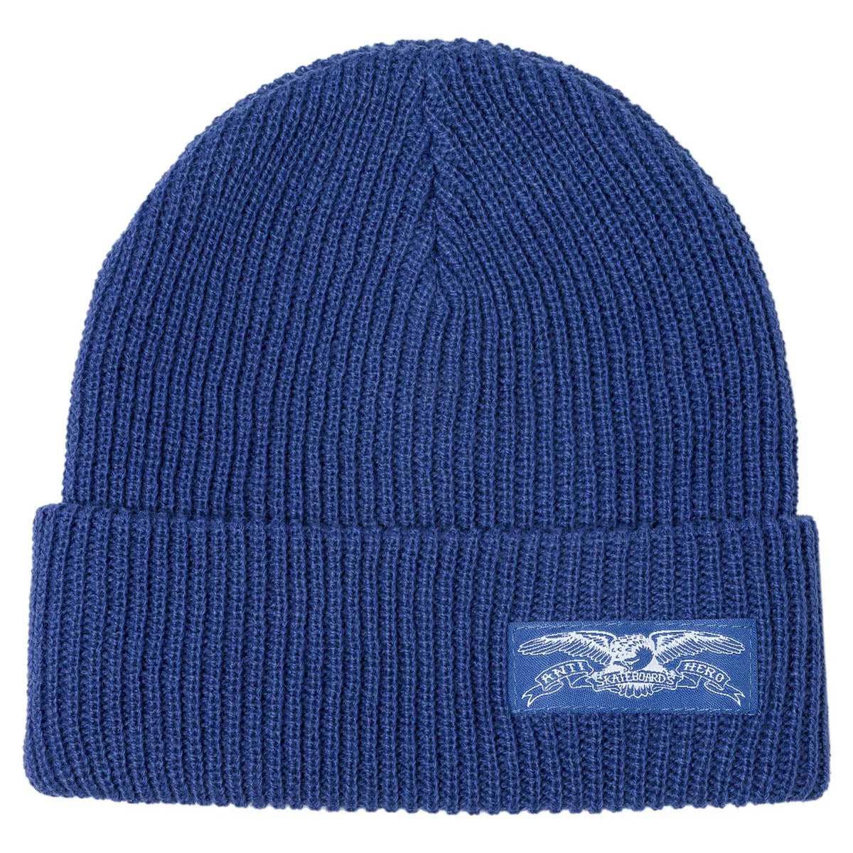 Anti Hero - Stock Eagle Label Cuff Beanie Blue