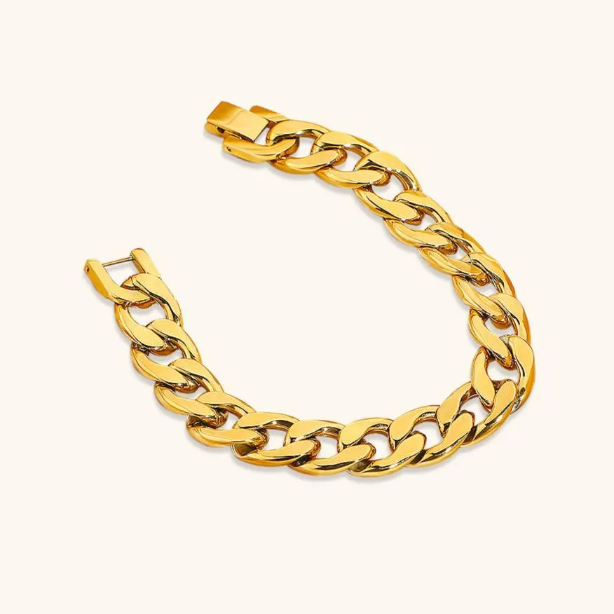 Aurelius Bold Gold Chain Bracelet