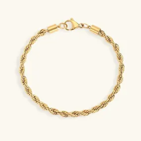 Aurora Gold Rope Bracelet