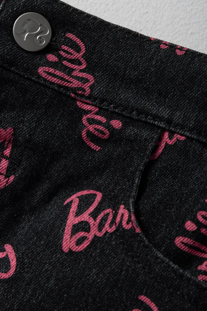 Barbie Denim Shorts Black