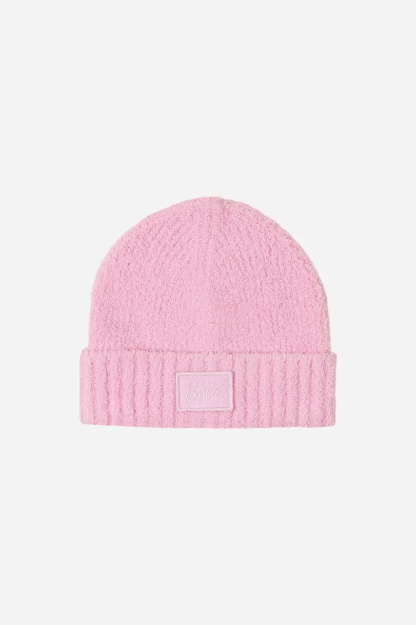 Barefoot Dreams CozyChic Youth Barbie Beanie Pink