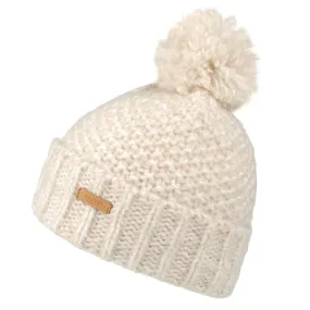 Barts Hats Aitane Chunky Bobble Hat - Cream