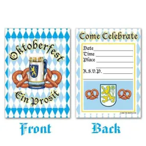 Bavarian Themed Oktoberfest Party Invitations