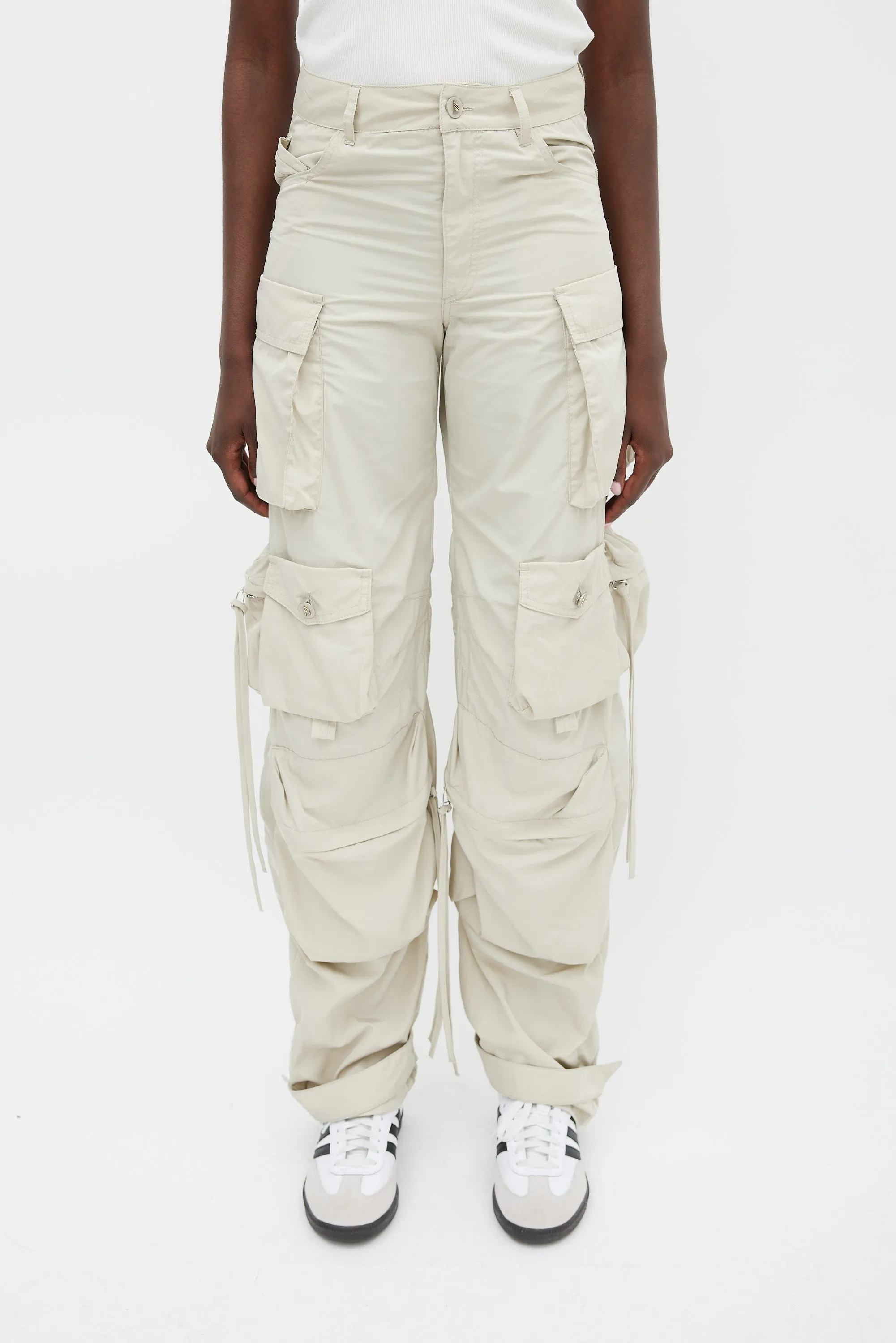 Beige Fern Cargo Pant