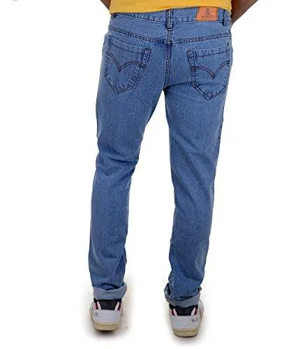 Ben Martin Men's Regular Fit Jeans (BMW-JJ9-LB-P2-32_Light Blue)