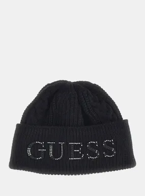 Black Agathe Beanie