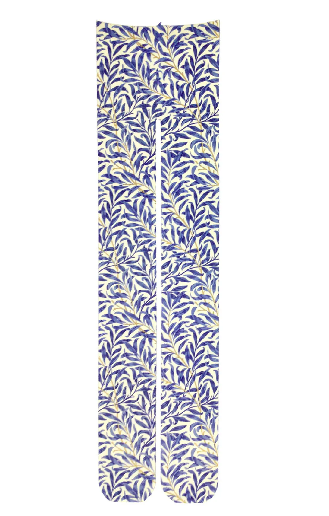 Blue Willow Boughs by William Morris Printed Art Tights