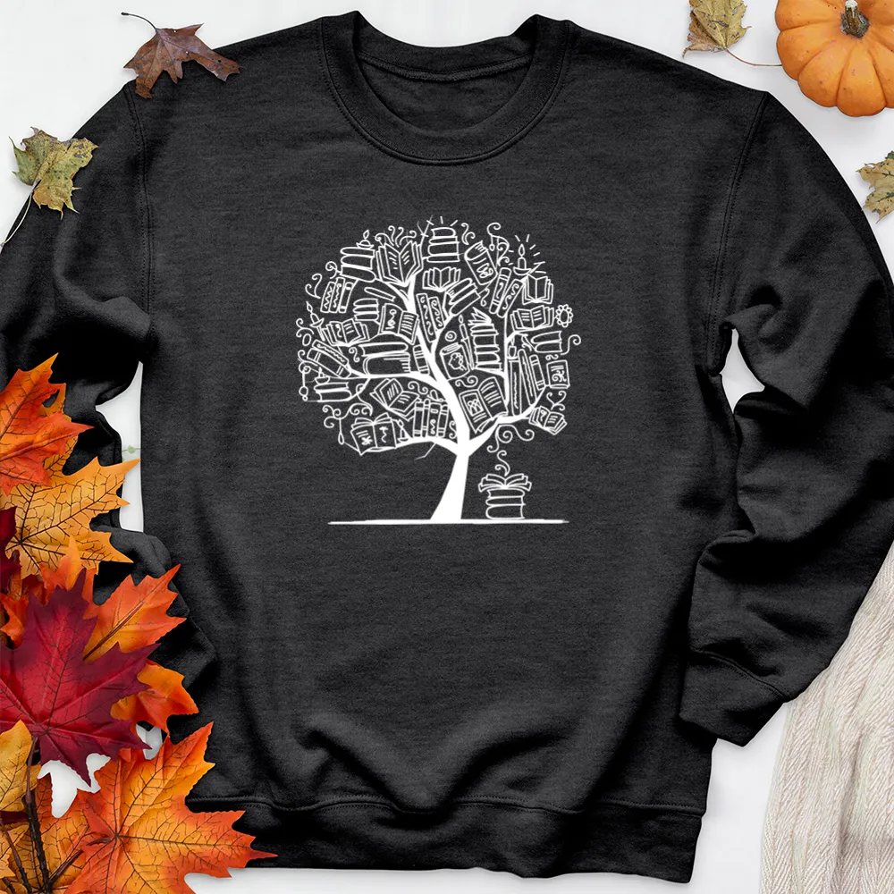 book tree premium crewneck sweatshirt