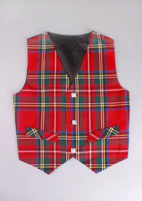 Boys Tartan Waistcoat