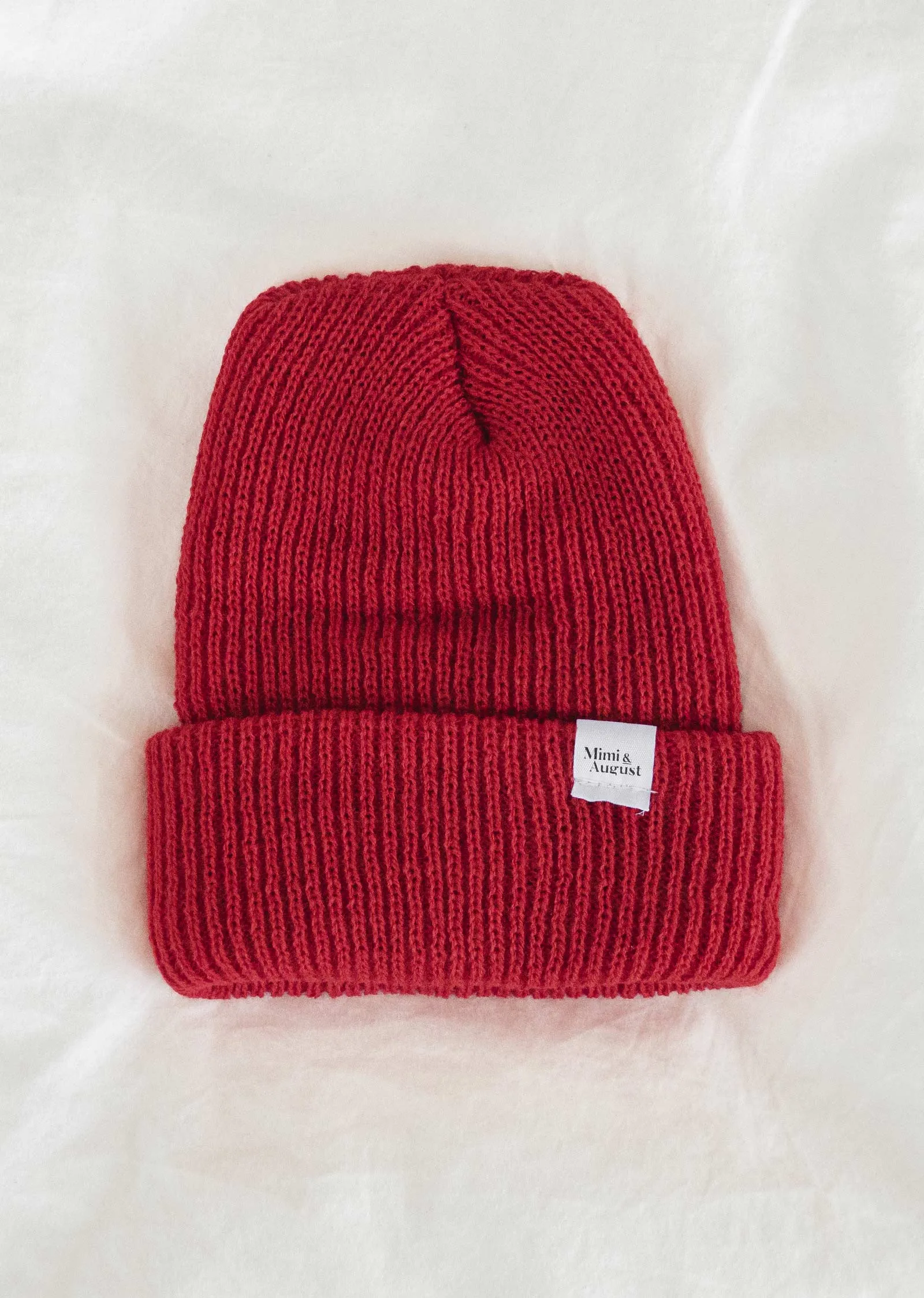 Bright Red Beanie