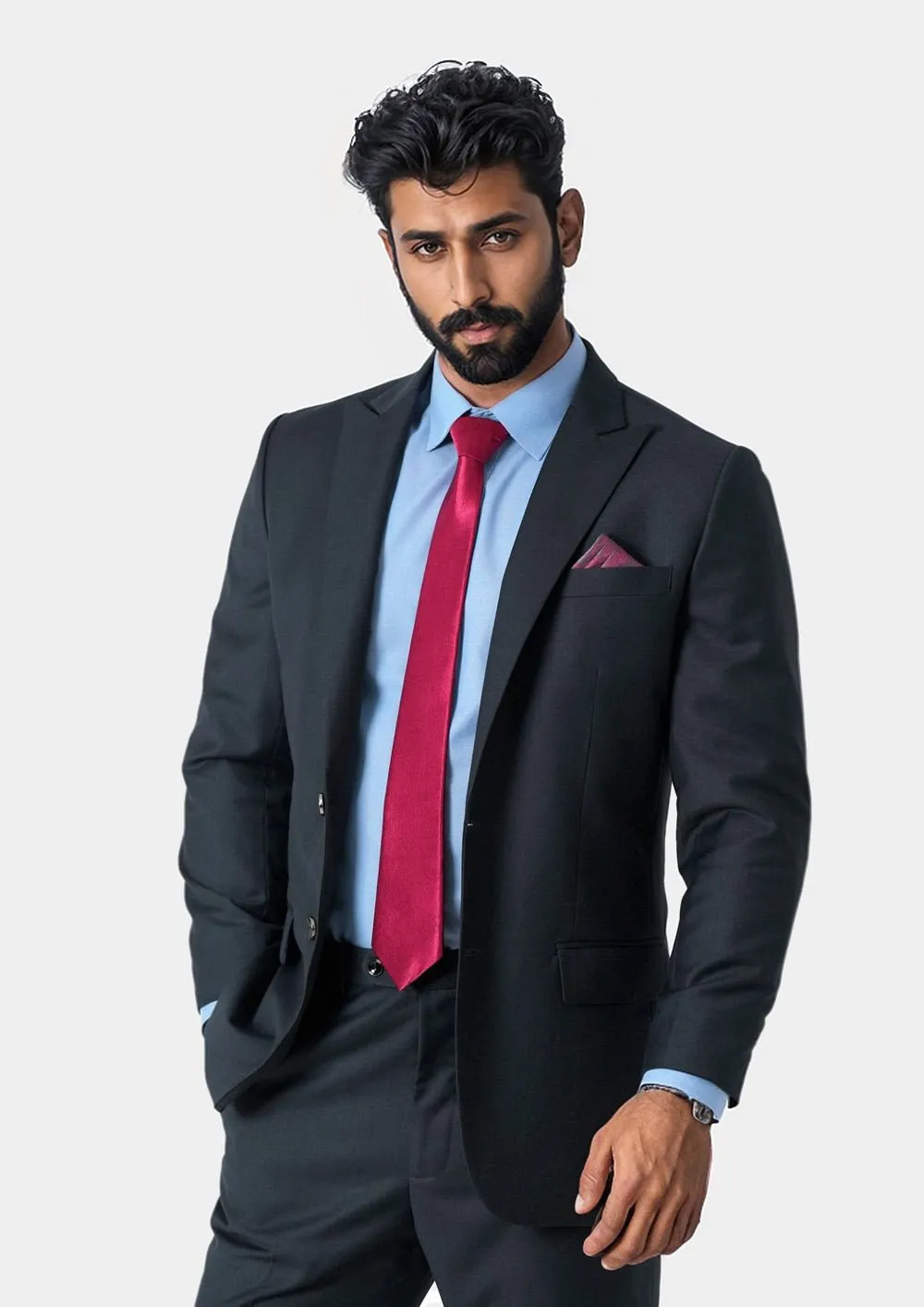 Bryant Dark Charcoal Suit