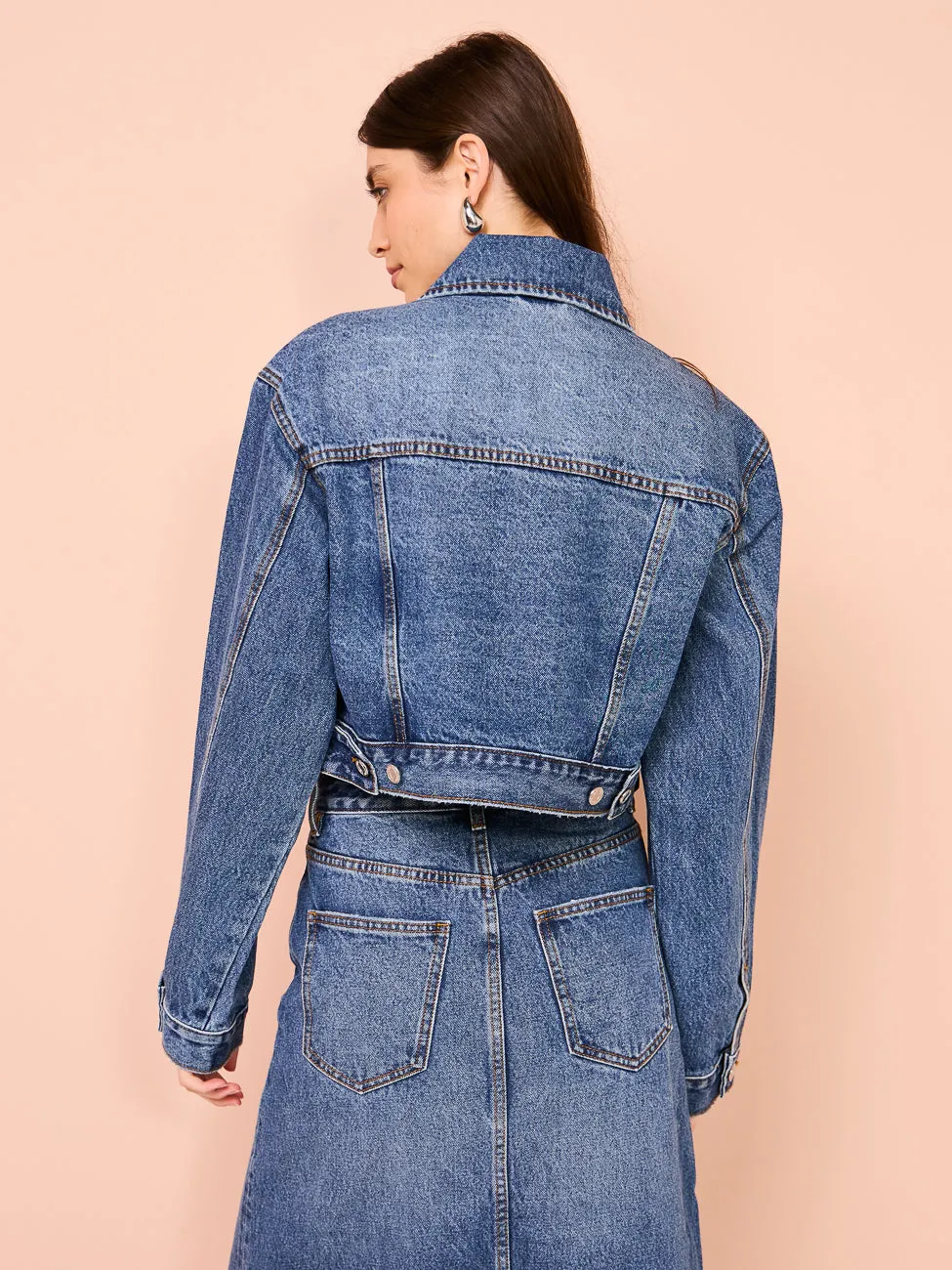 Camilla and Marc Easton Denim Jacket in Classic Blue