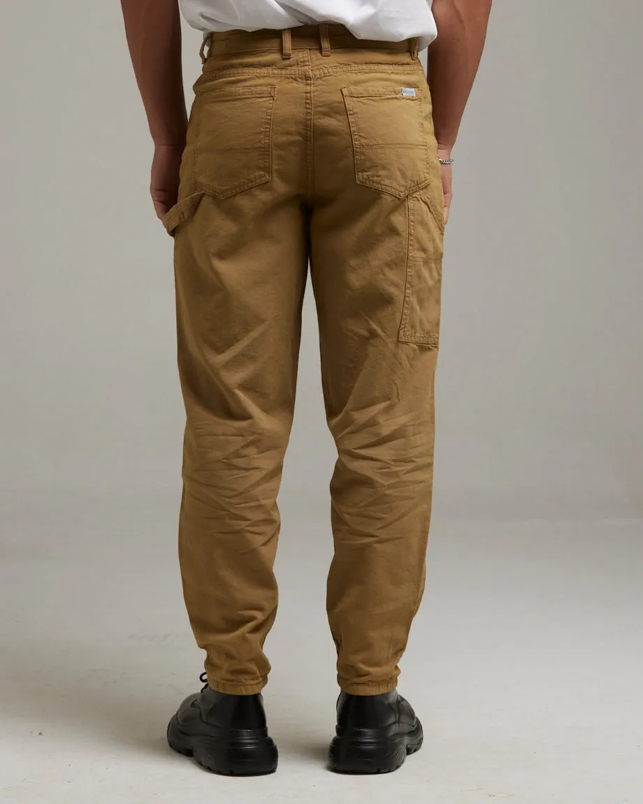 CARPATHIAN MEN'S CARPENTER TROUSERS | TOBACCO