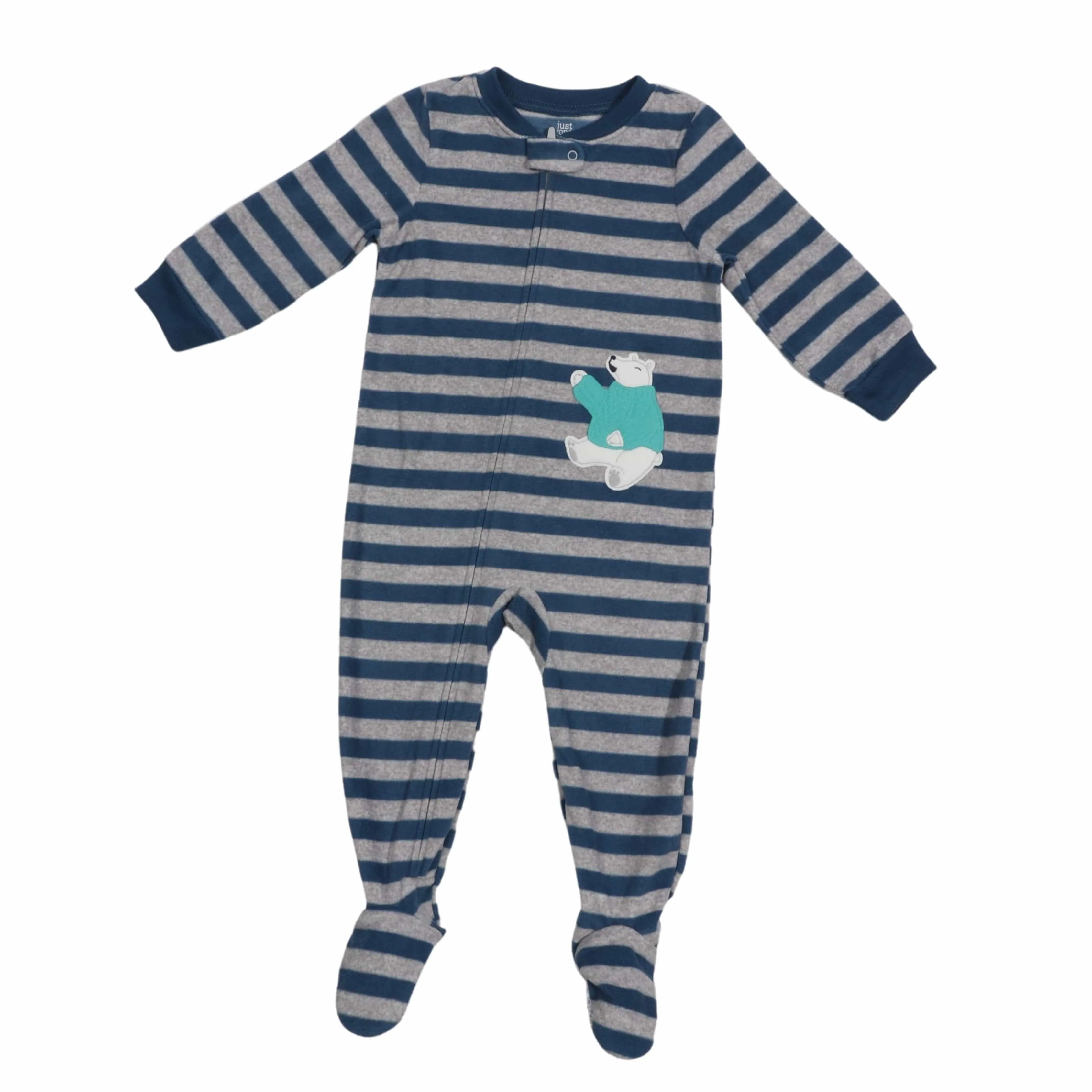 CARTER'S - Baby -  Carter's Striped Fleece Footie Pajamas