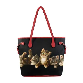 Cat Themed Classic Tote Bag For Women