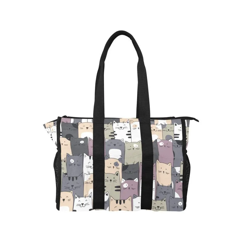 Cat Themed Nurse Tote Bag