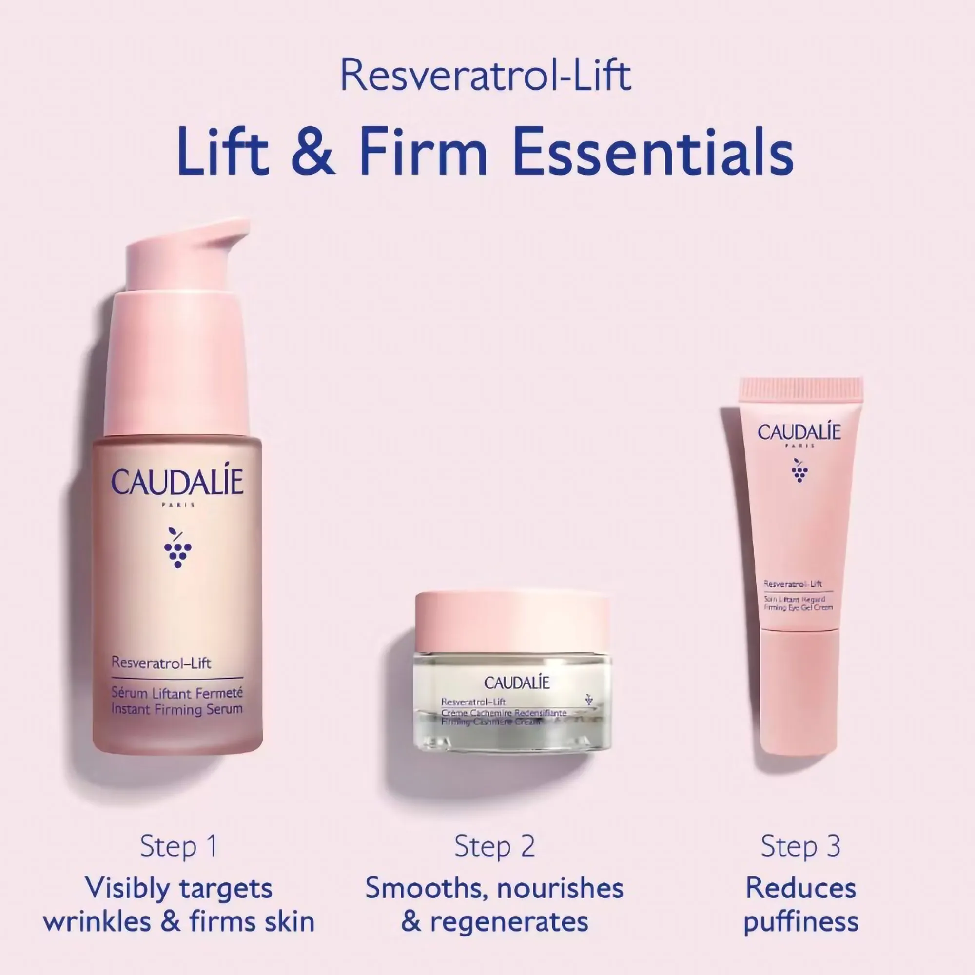 Caudalie Resveratrol-Lift Lift & Firm Essentials Set-Holiday 2024