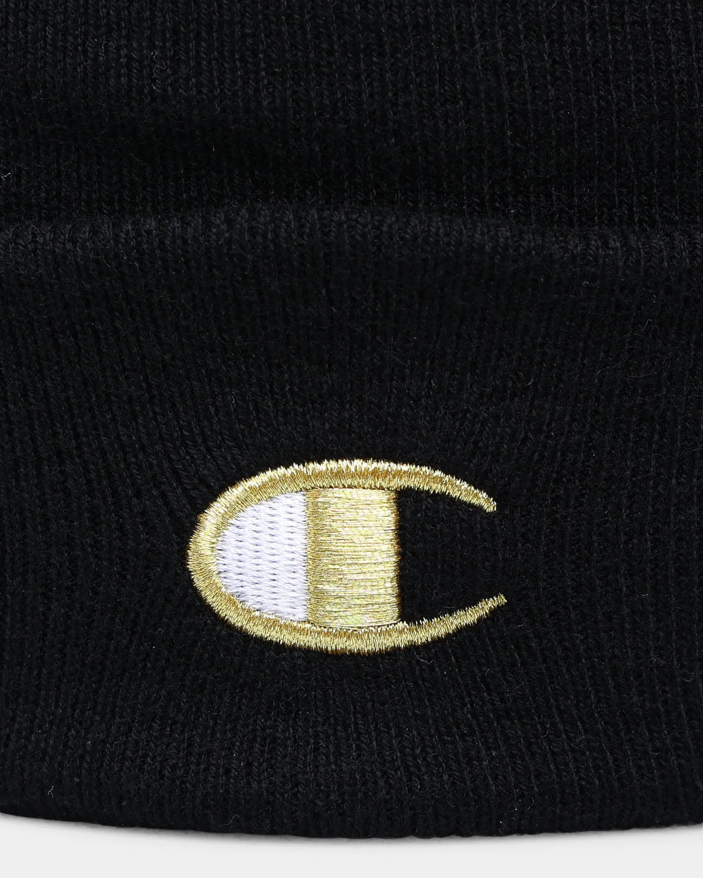 Champion C Life Logo Beanie Black/Gold