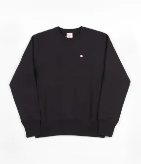 Champion Reverse Weave Classic Crewneck Sweatshirt - Black