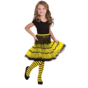 Child bumble bee tights