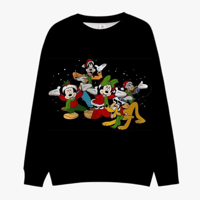 Christmas Themed Crew Collar Sweatshirt