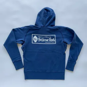 Classic Box Pull-over Hooded Sweatshirt (Navy)