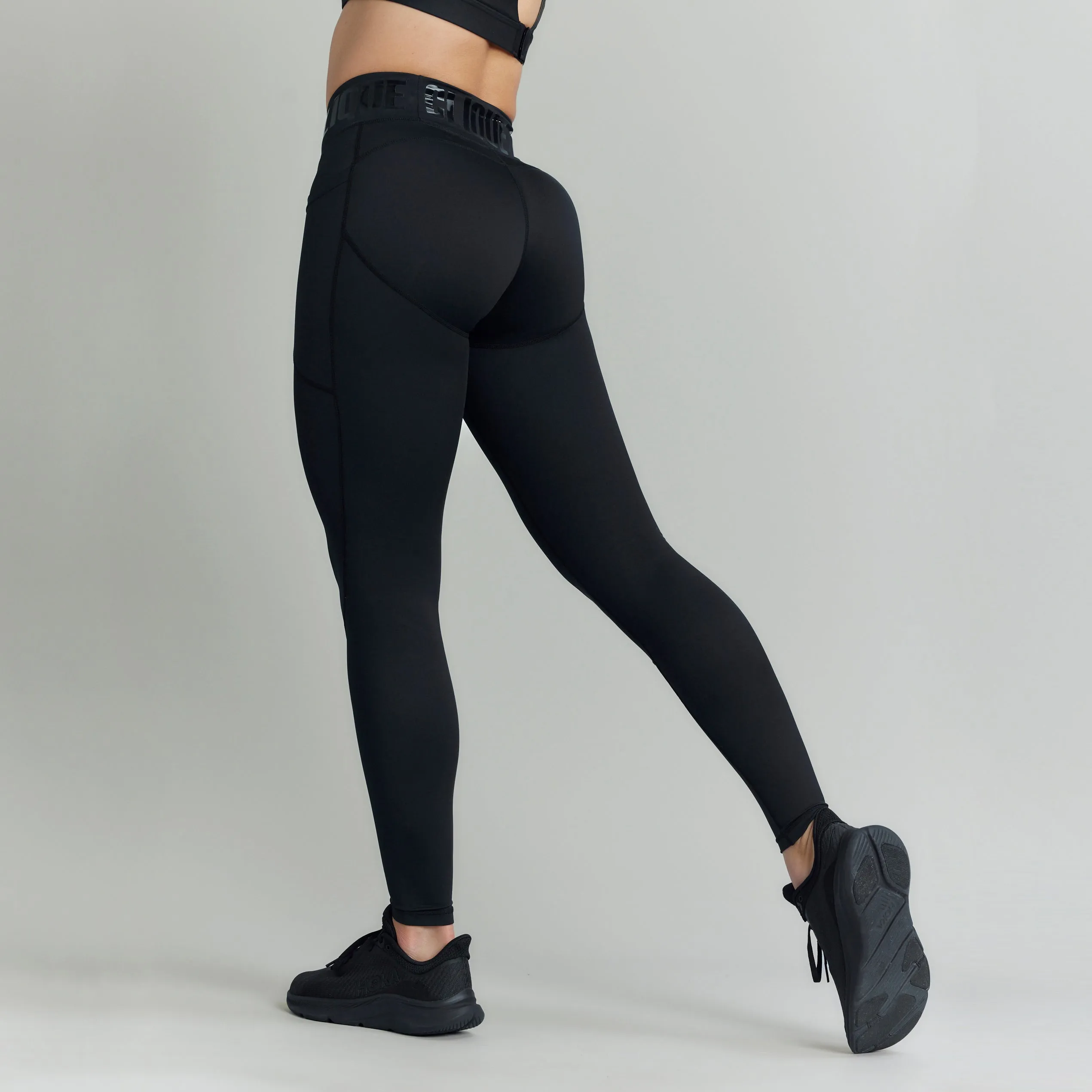 CLQ Tall Power Compression Tights - Stealth