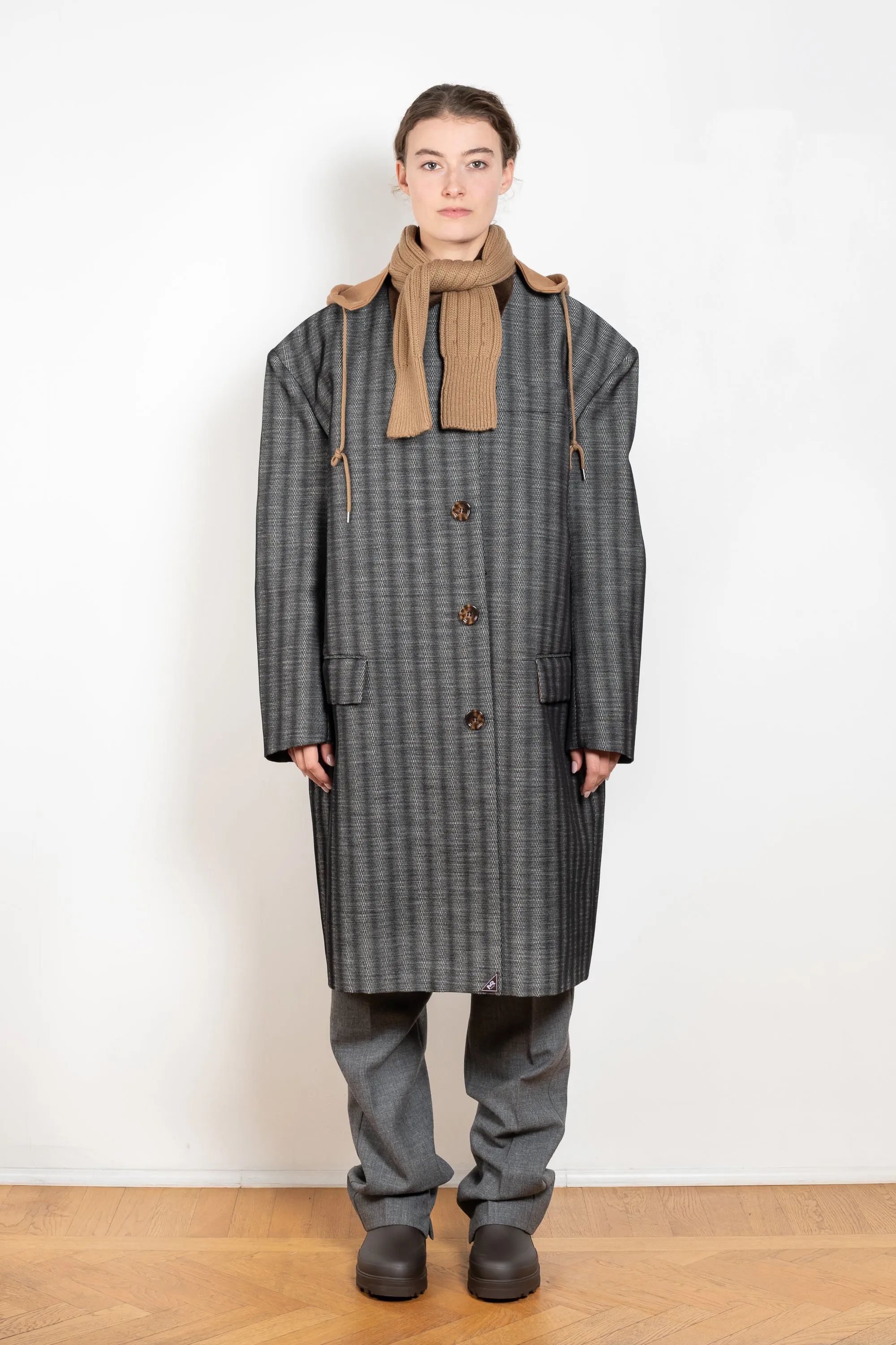 Corduroy Collar Coat