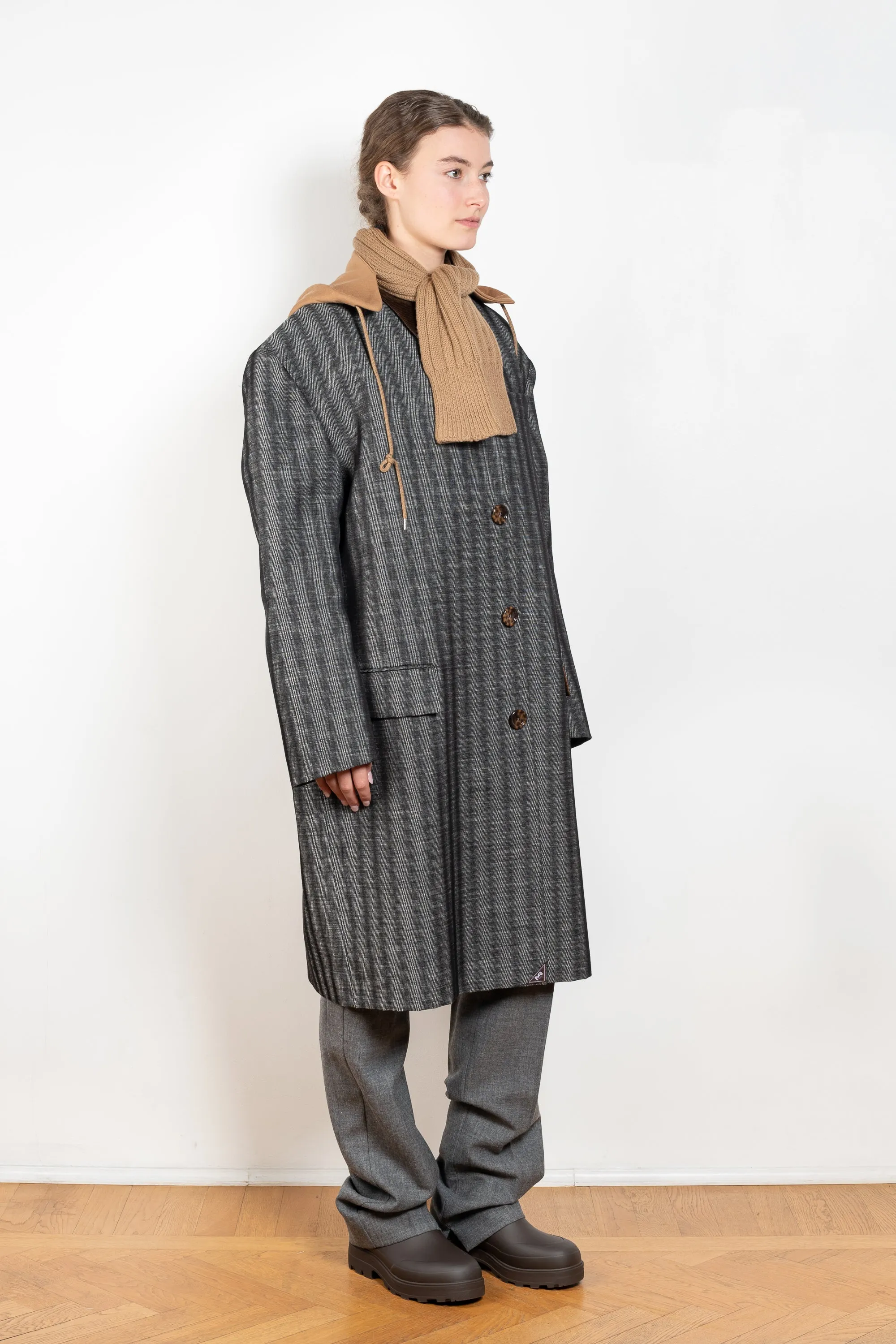 Corduroy Collar Coat