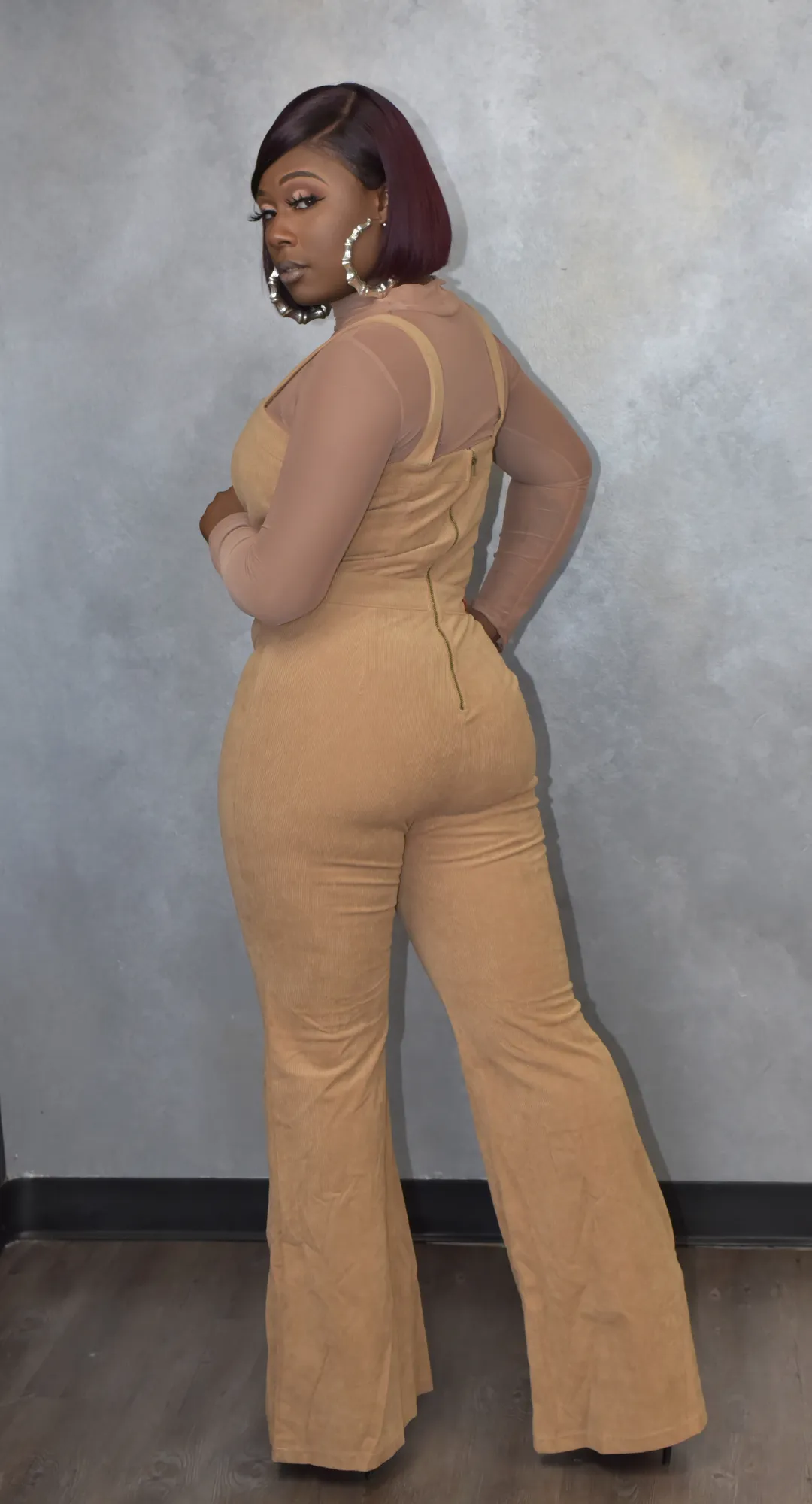 Cork Corduroy Jumpsuit