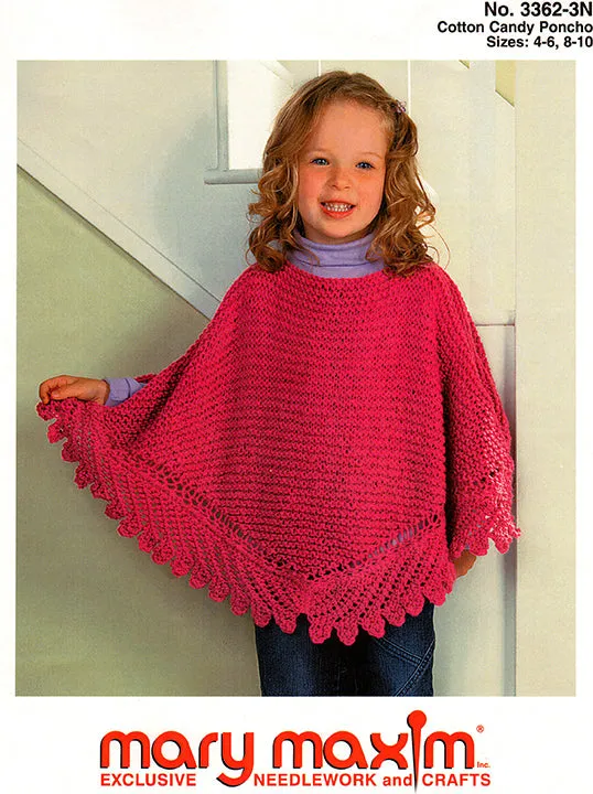 Cotton Candy Poncho Pattern