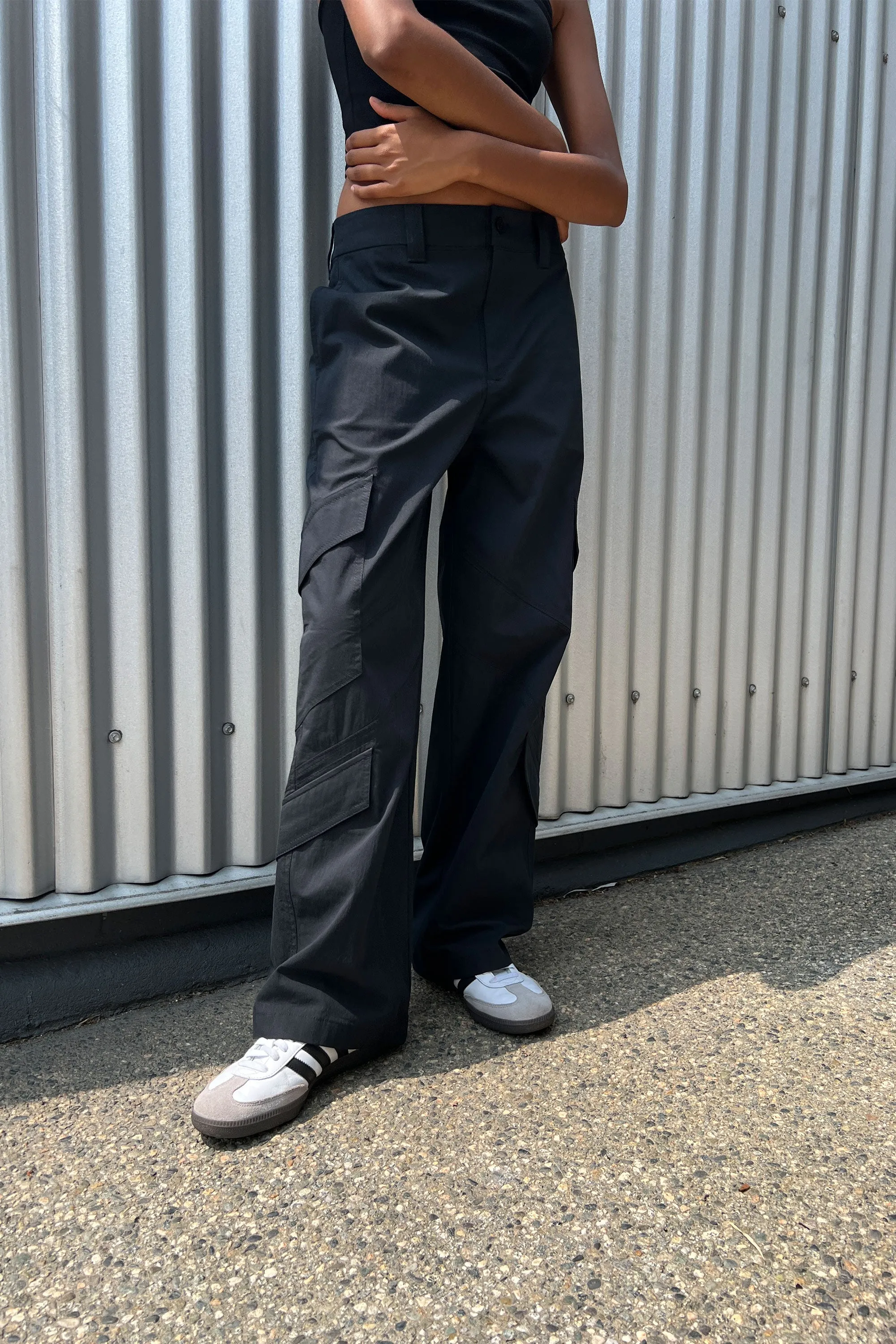 COTTON NYLON CARGO PANT